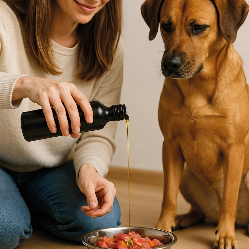 Schwarzkümmelöl für Hunde, kaltgepresst