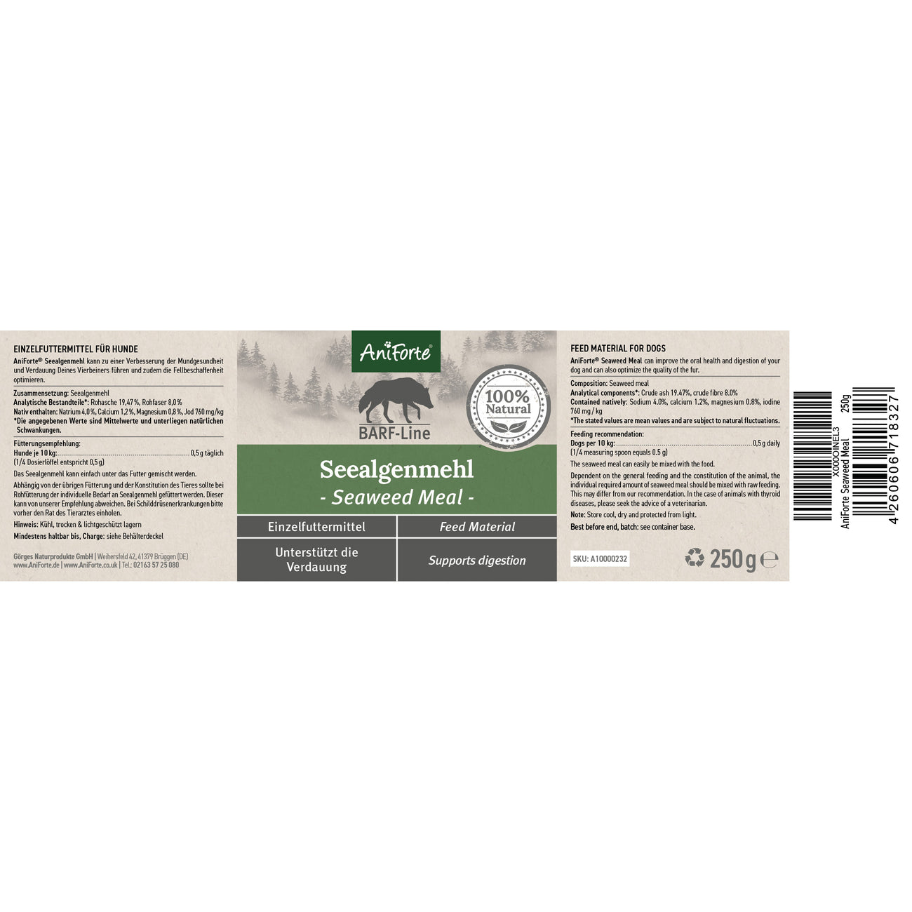 Aniforte Seealgenmehl, 250g