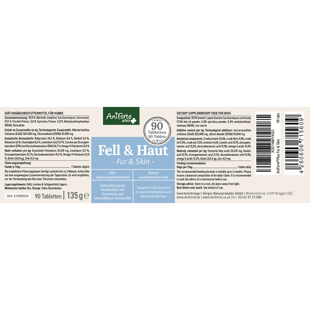 AniForte® plus Fell & Haut