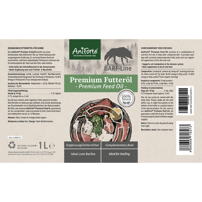 AniForte® BARF-Line Premium Futteröl