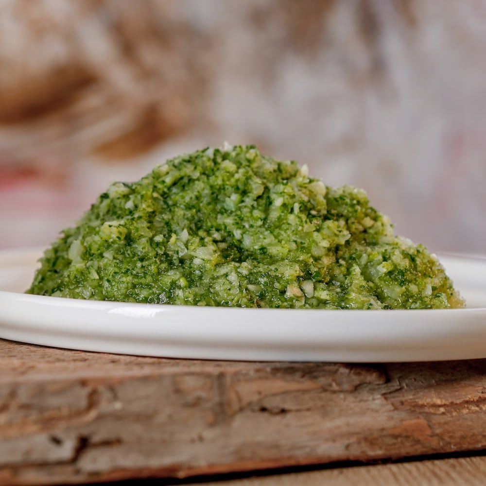 grüner Gemüsemix, fein geraspelt, 500 Gramm