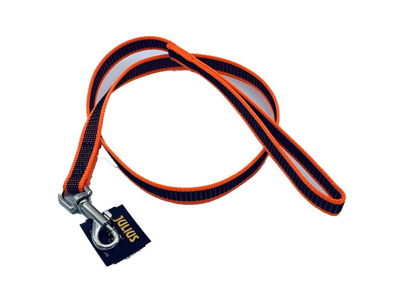 Julius K9® - Color & Gray - Gummierte Leine - mit Schlaufe - verschiedene Farben und Längen