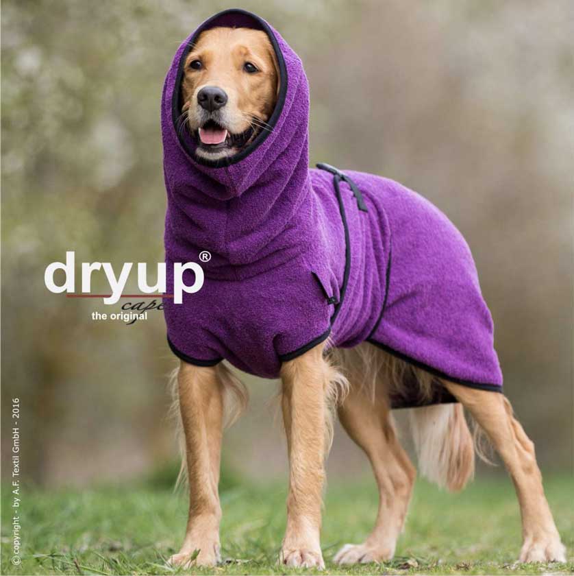 Dryup Cape Hundebademantel Standard in verschieden Farben und Größen