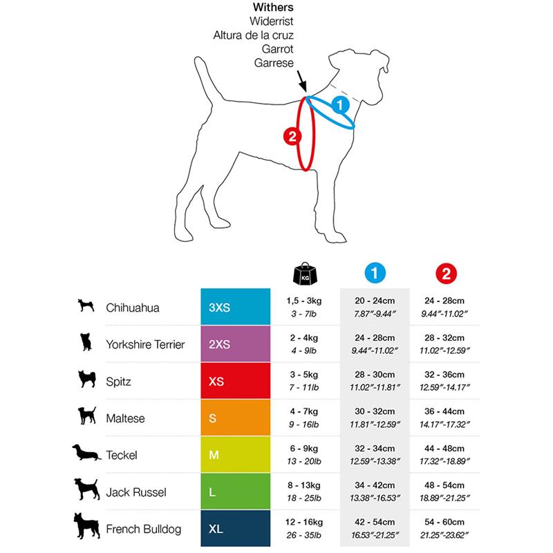 Curli Vest Harness - Brustgeschirr für kleine und mittlere Hunde