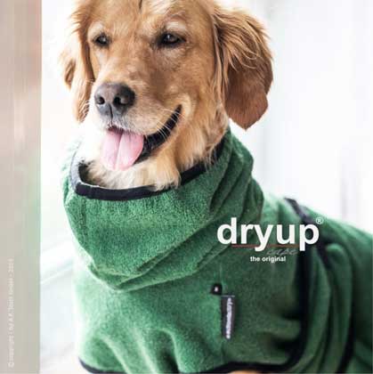 Dryup Cape Hundebademantel Standard in verschieden Farben und Größen