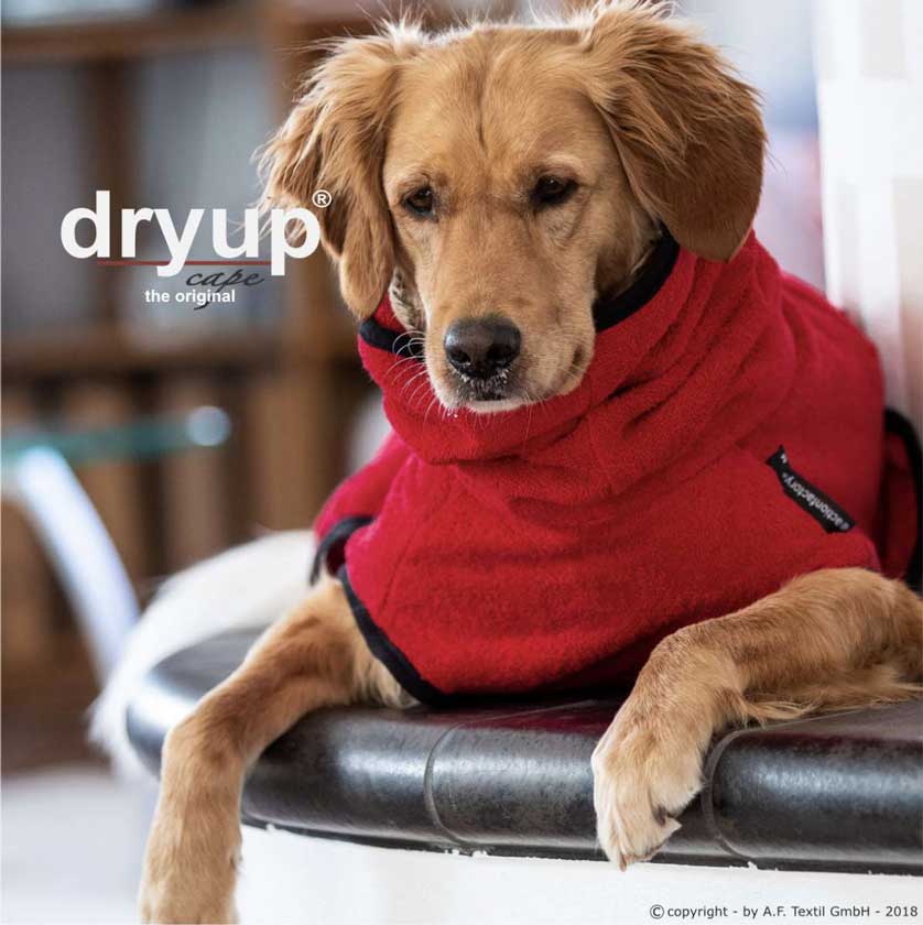 Dryup Cape Hundebademantel Standard in verschieden Farben und Größen