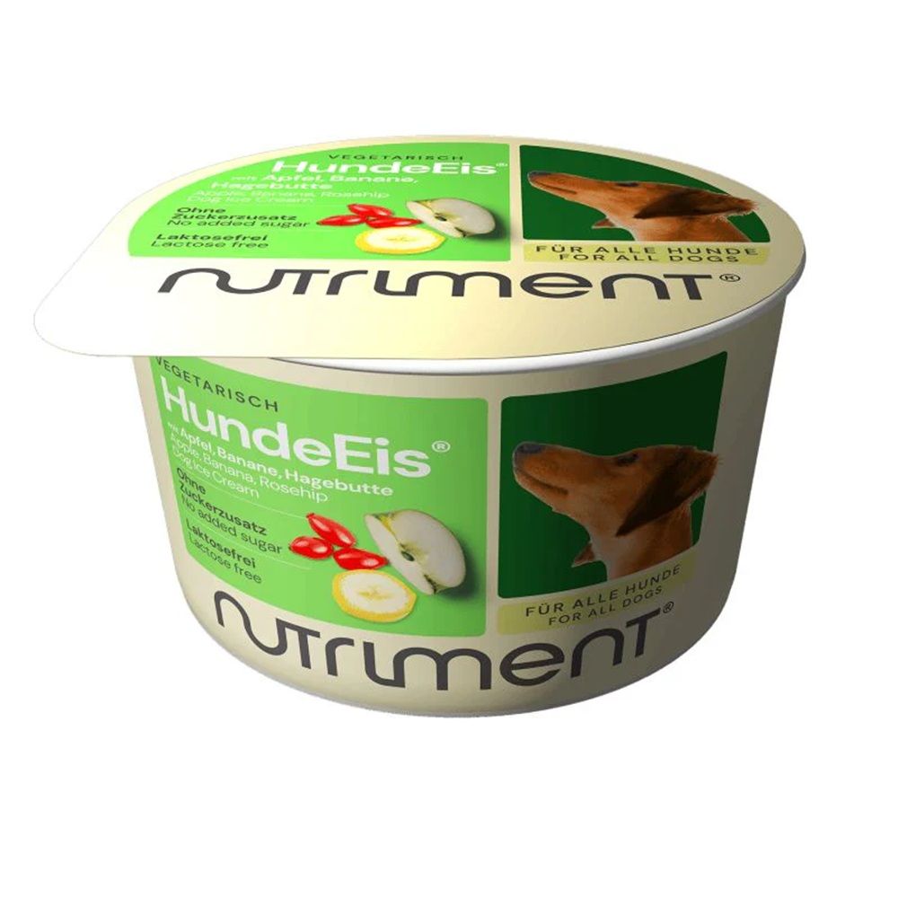 Hundeeis - Apfel Banane Hagebutte