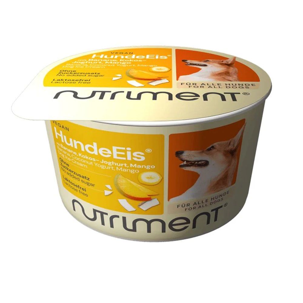 Hundeeis - vegan - Banane Kokos Mango