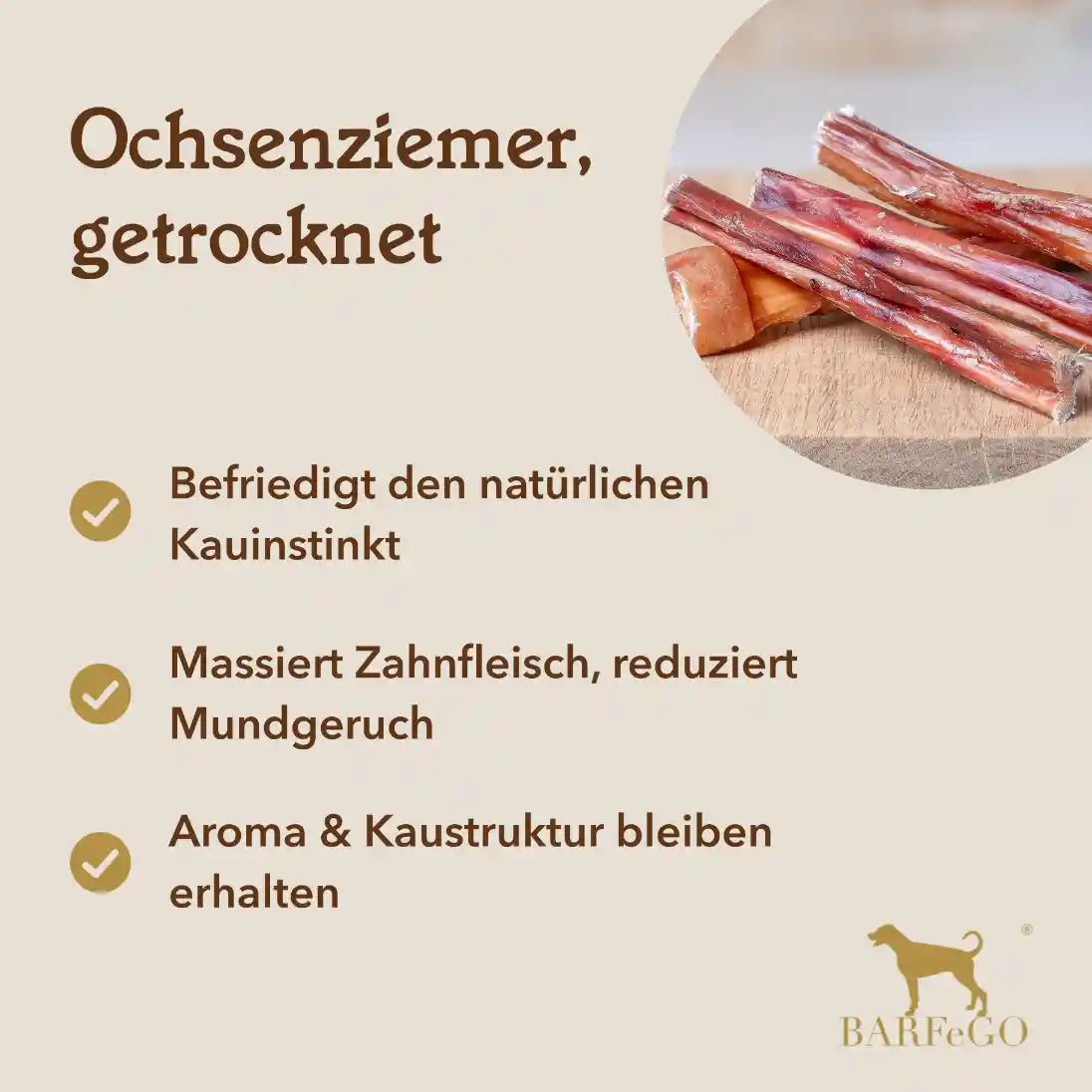 Ochsenziemer, 12 cm - 5 Stk