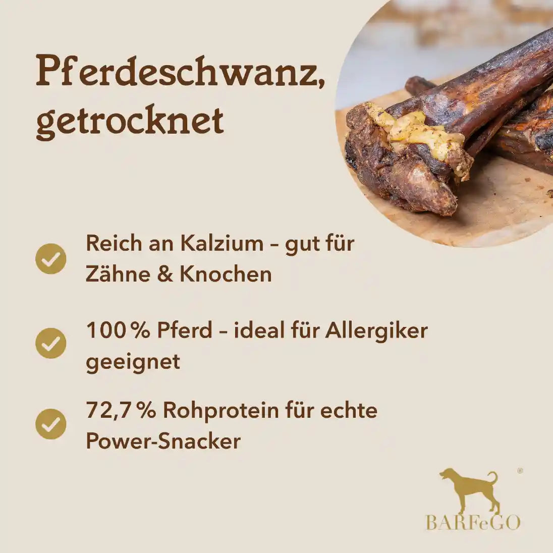 Pferdeschwanz, 1 kg