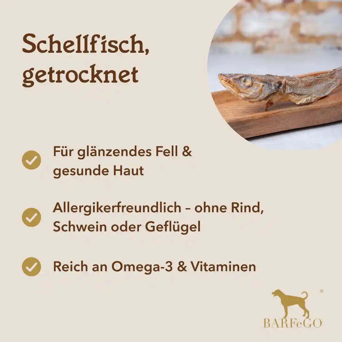 Schellfisch, getrocknet