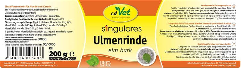 cdVet Ulmenrinde für Hunde