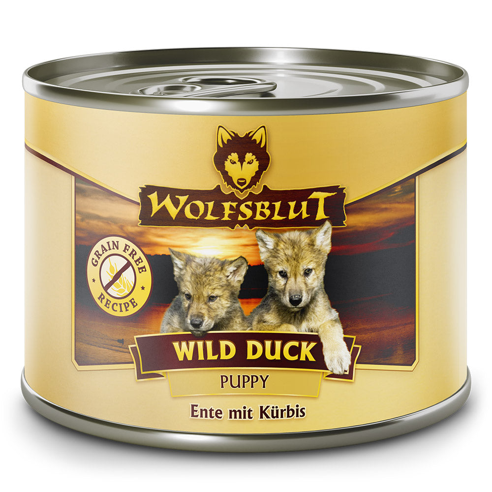 Wolfsblut Puppy Wild Duck - Ente mit Kürbis Nassfutter