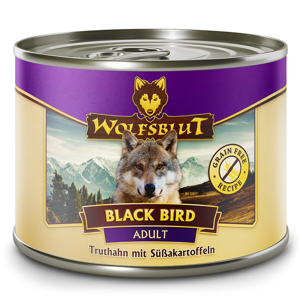 Wolfsblut Adult Black Bird - Truthahn mit Süßkartoffeln Nassfutter