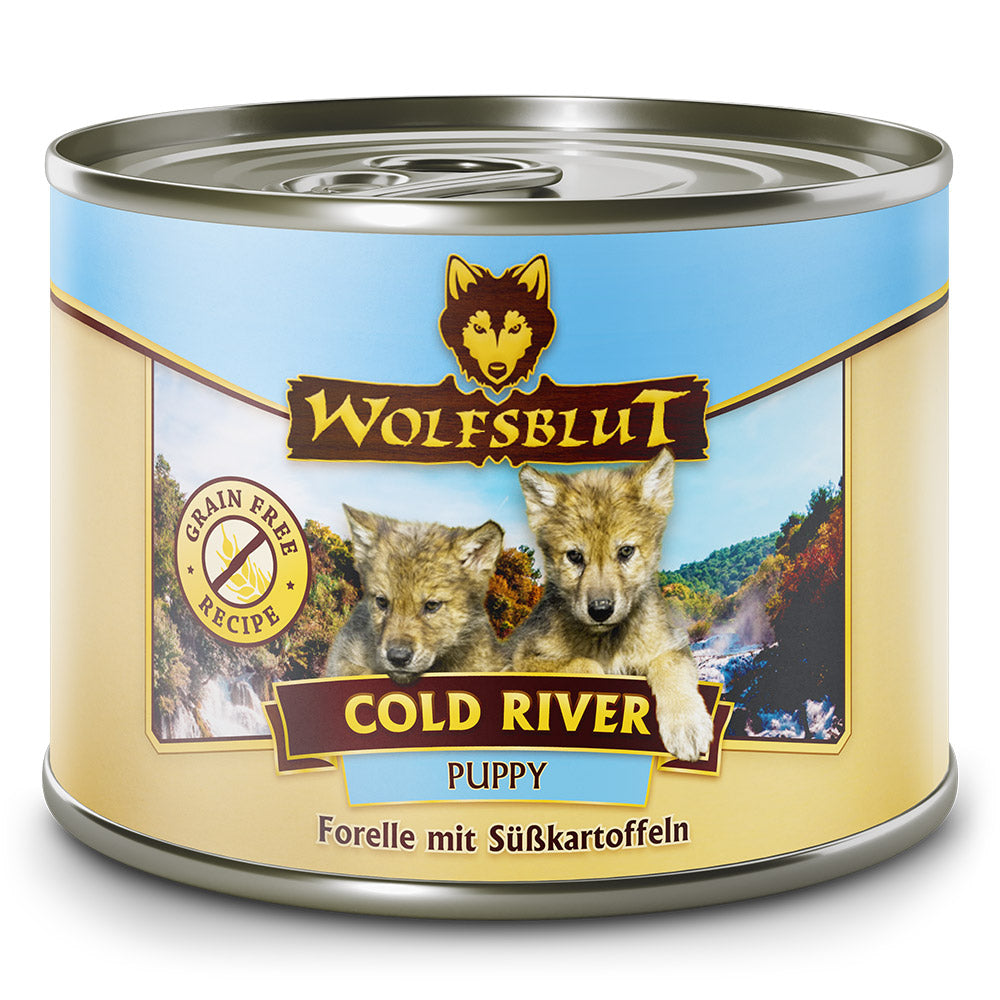 Wolfsblut Puppy Cold River - Forelle mit Süßkartoffeln Nassfutter