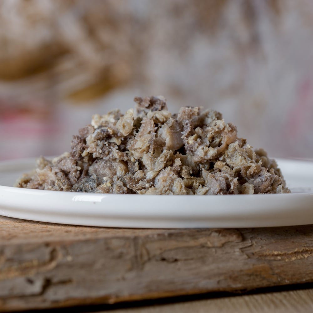 Blättermagen vom Rind, gewolft, 500 Gramm