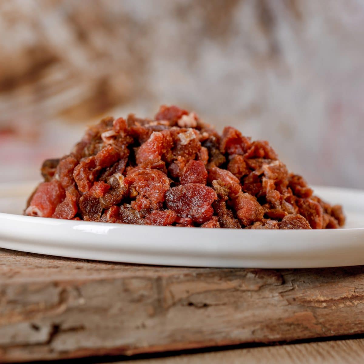 Pferdemuskelfleisch, gewolft, 500 Gramm