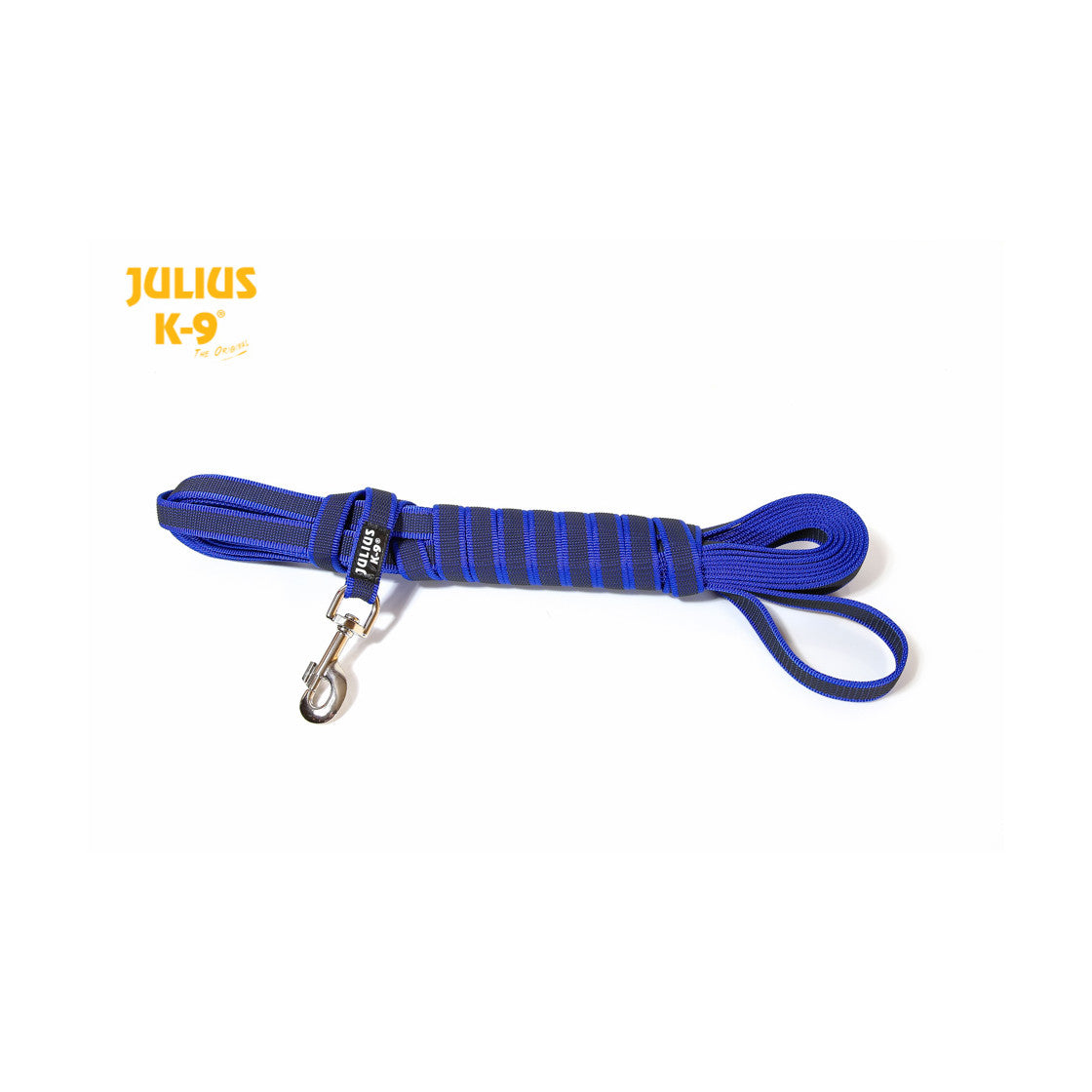 Julius K9® - Color & Gray - Gummierte Leine - mit Schlaufe - verschiedene Farben und Längen