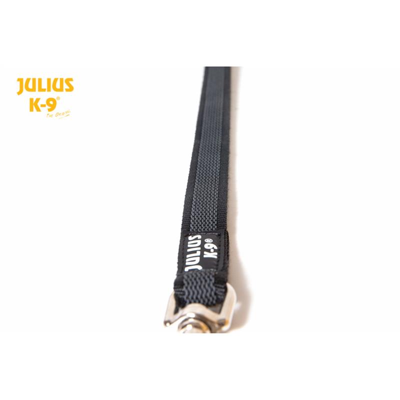 Julius K9® - Color & Gray - Gummierte Leine - ohne Schlaufe - verschiedene Farben und Längen
