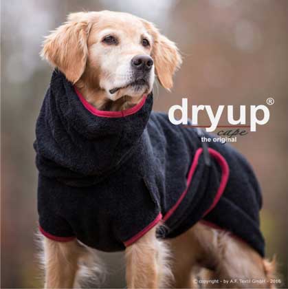 Dryup Cape Hundebademantel Standard in verschieden Farben und Größen