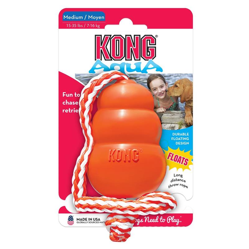 Kong Aqua Medium - Schwimmt im Wasser