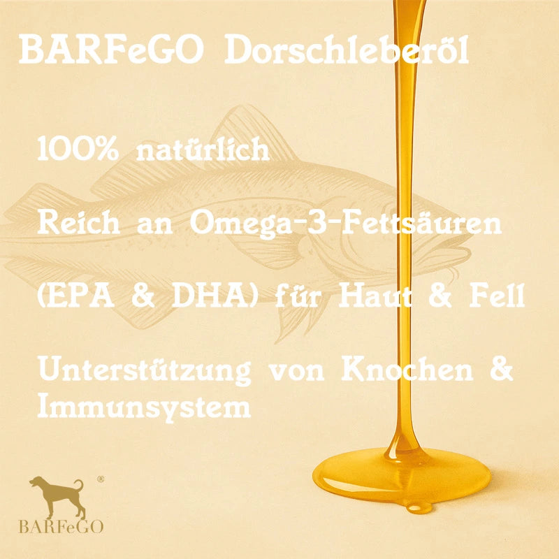 Dorschleberöl für Hunde