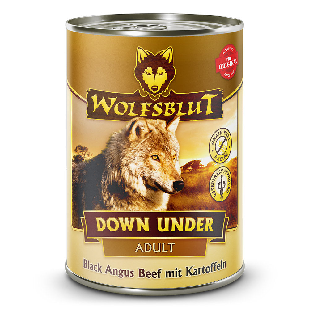 Wolfsblut Adult Down Under - Black Angus Beef mit Kartoffeln Nassfutter