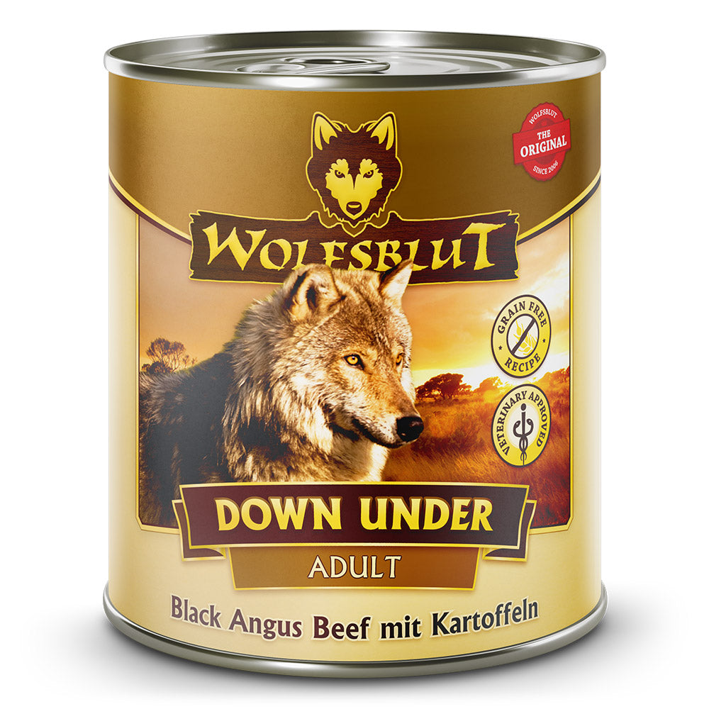 Wolfsblut Adult Down Under - Black Angus Beef mit Kartoffeln Nassfutter